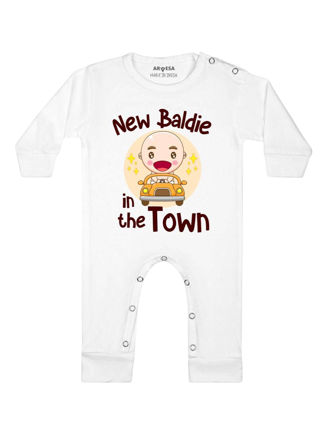 Arvesa New Baldie in The Town Printed Bodysuit