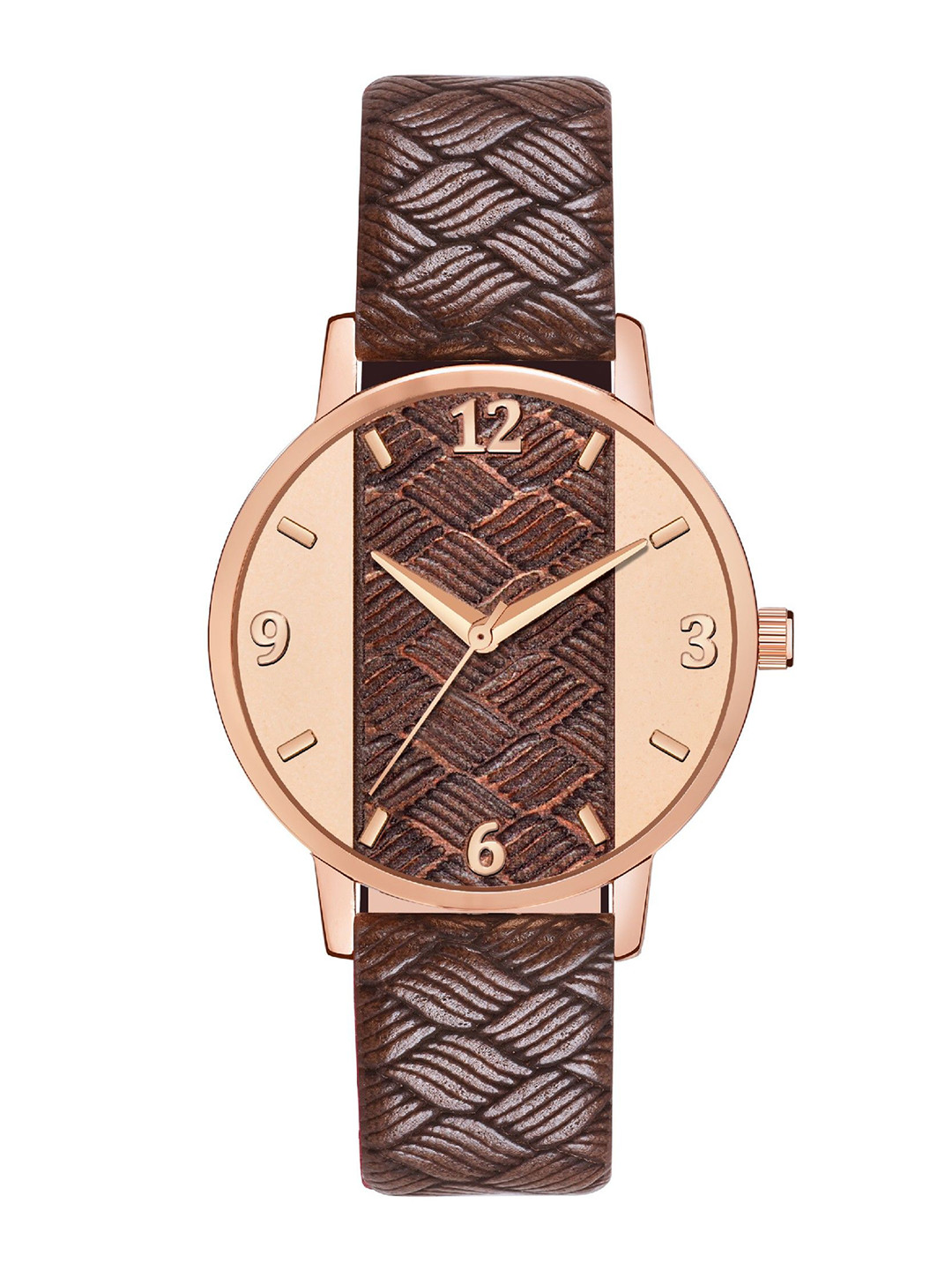 DOUBLERUN Women Leather Bracelet Style Straps Watch H05NMT-400