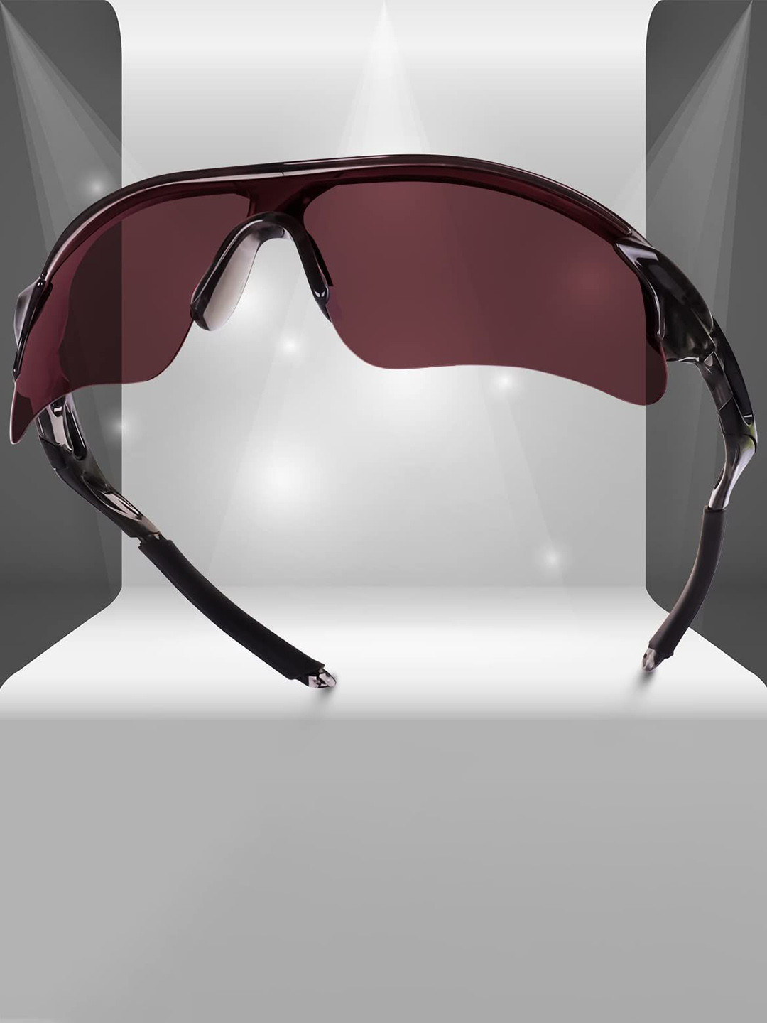 ISHICO Unisex Sports Sunglasses with UV Protected Lens Sports.HZ.Brown.Q1