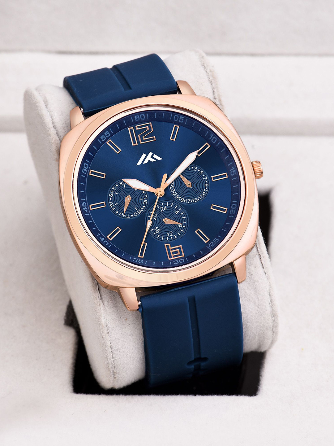 ON TIME OCTUS Men Brass Dial & Straps Analogue Watch MT-58