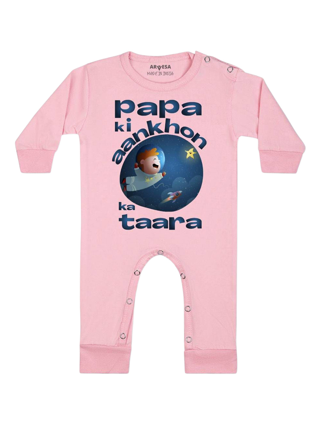 Arvesa Papa Ki Aankho Ka Taara Printed Bodysuit