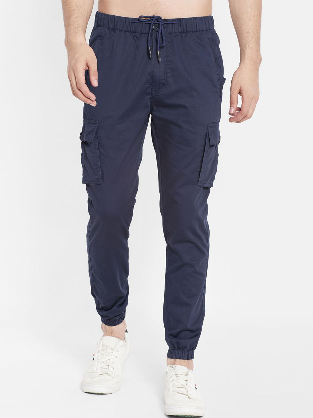 SAPPER Men Relaxed Stretchable Cargo Style Joggers Trousers