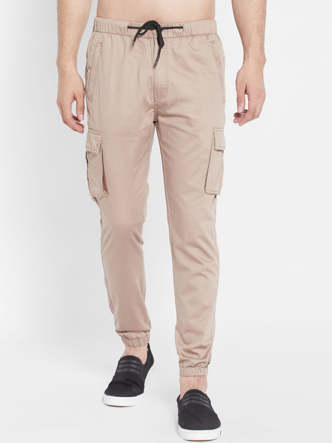 SAPPER Men Relaxed Stretchable Cargo Style Joggers Trousers