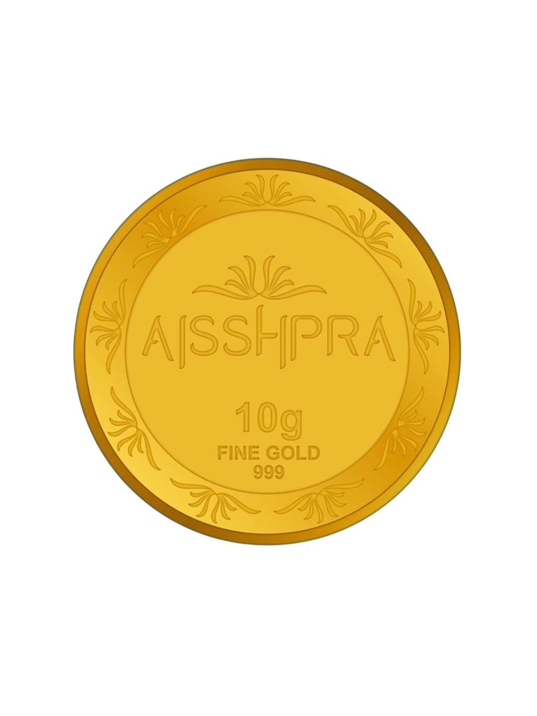 Aisshpra 24 Karat 999 Purity- 10 gram Kalpataru Tree The Prosperity Gold Coin