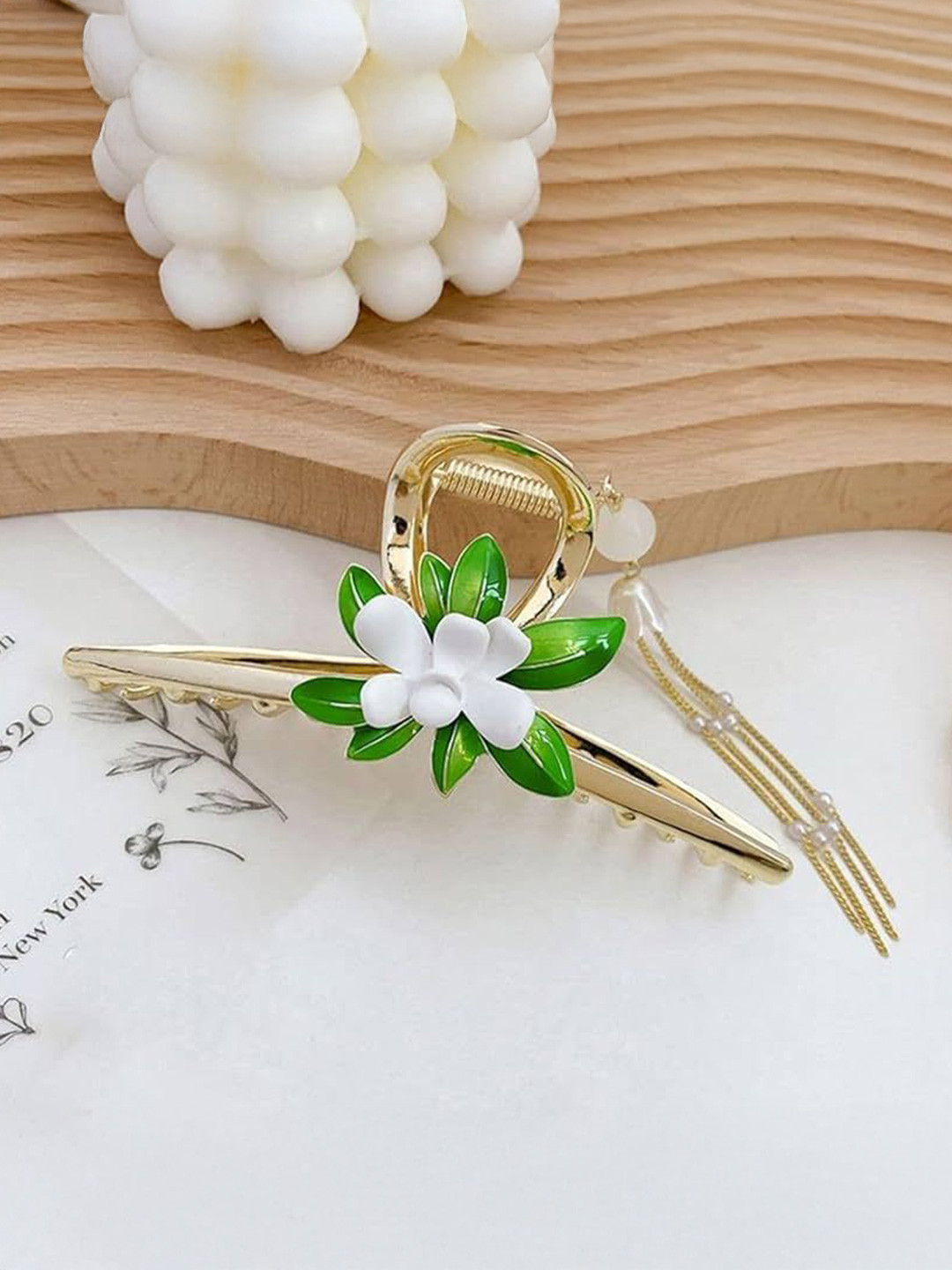 Radhya Accessories Zaya Women Anti Tarnish Metal Hair Claw
