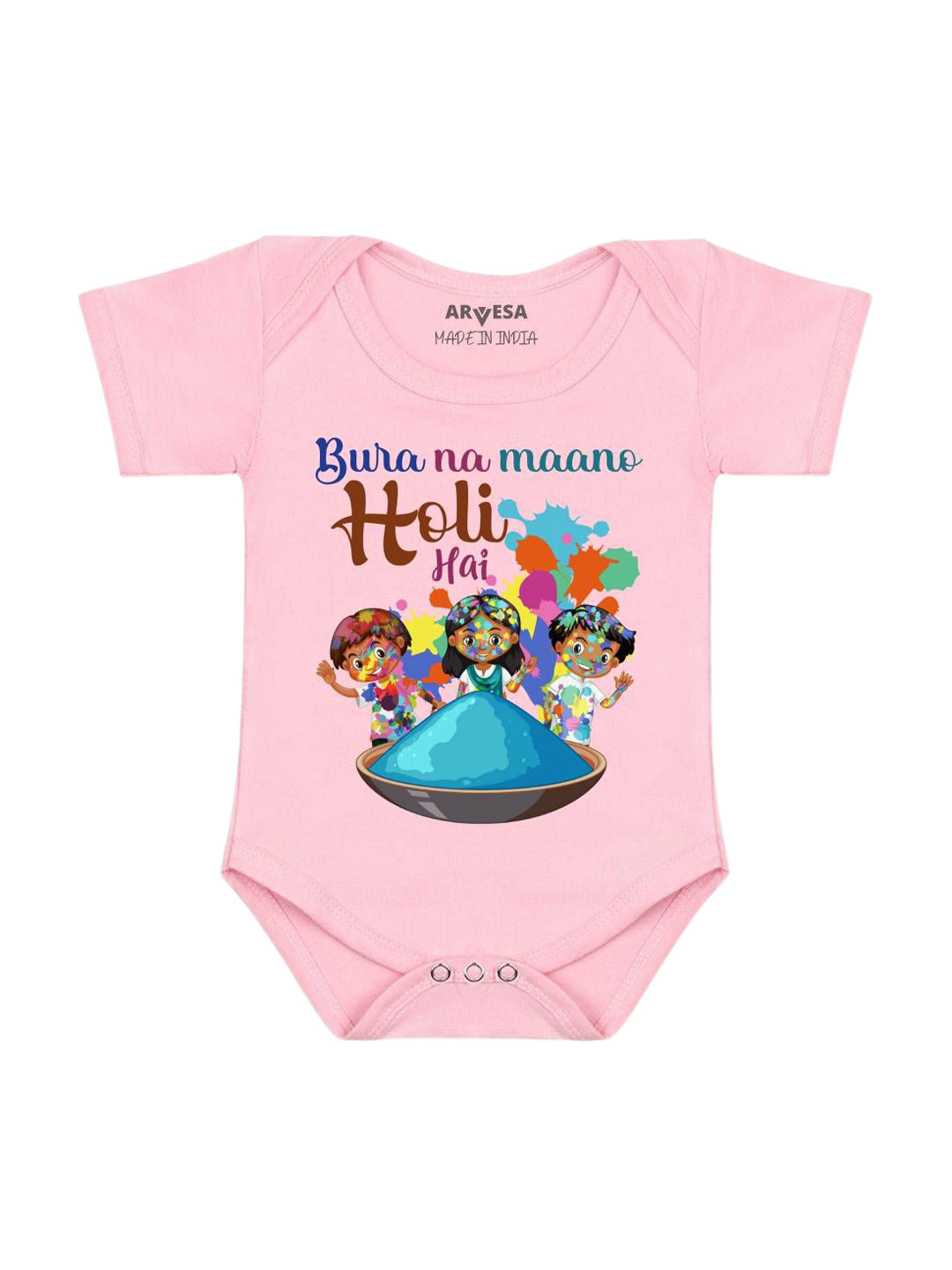 Arvesa Bura Na Mano Holi Hai  Printed Bodysuit