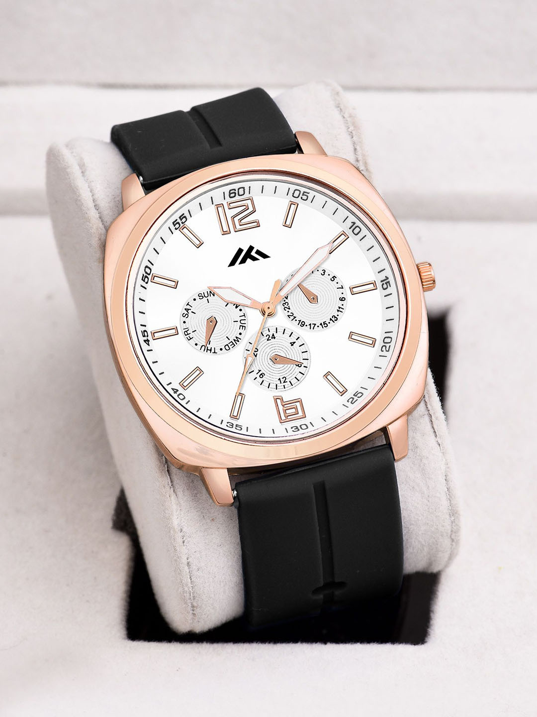 ON TIME OCTUS Men Brass Dial & Straps Analogue Watch MT-56