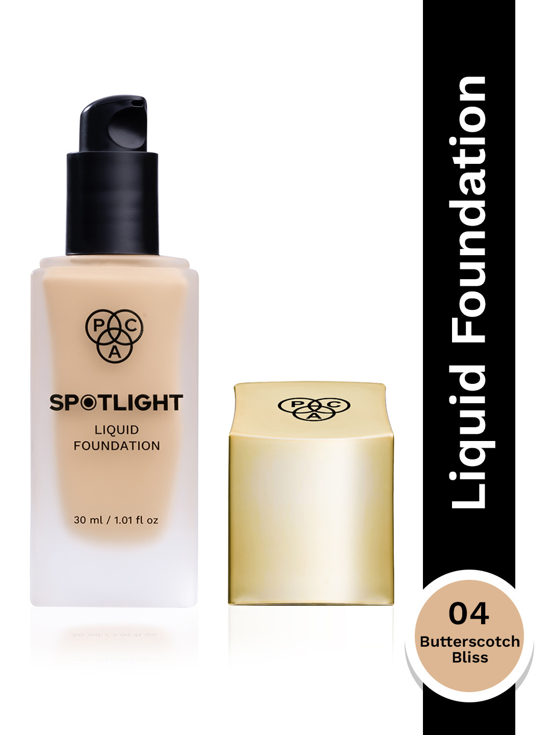 PAC Waterproof & Long-Lasting Spotlight Liquid Foundation 30ml - Butterscotch Bliss 04