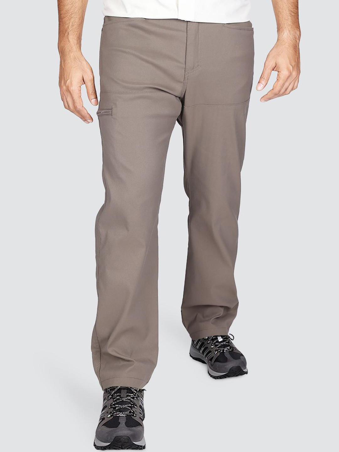 Wrangler Men Straight Fit Mid-Rise Trouser