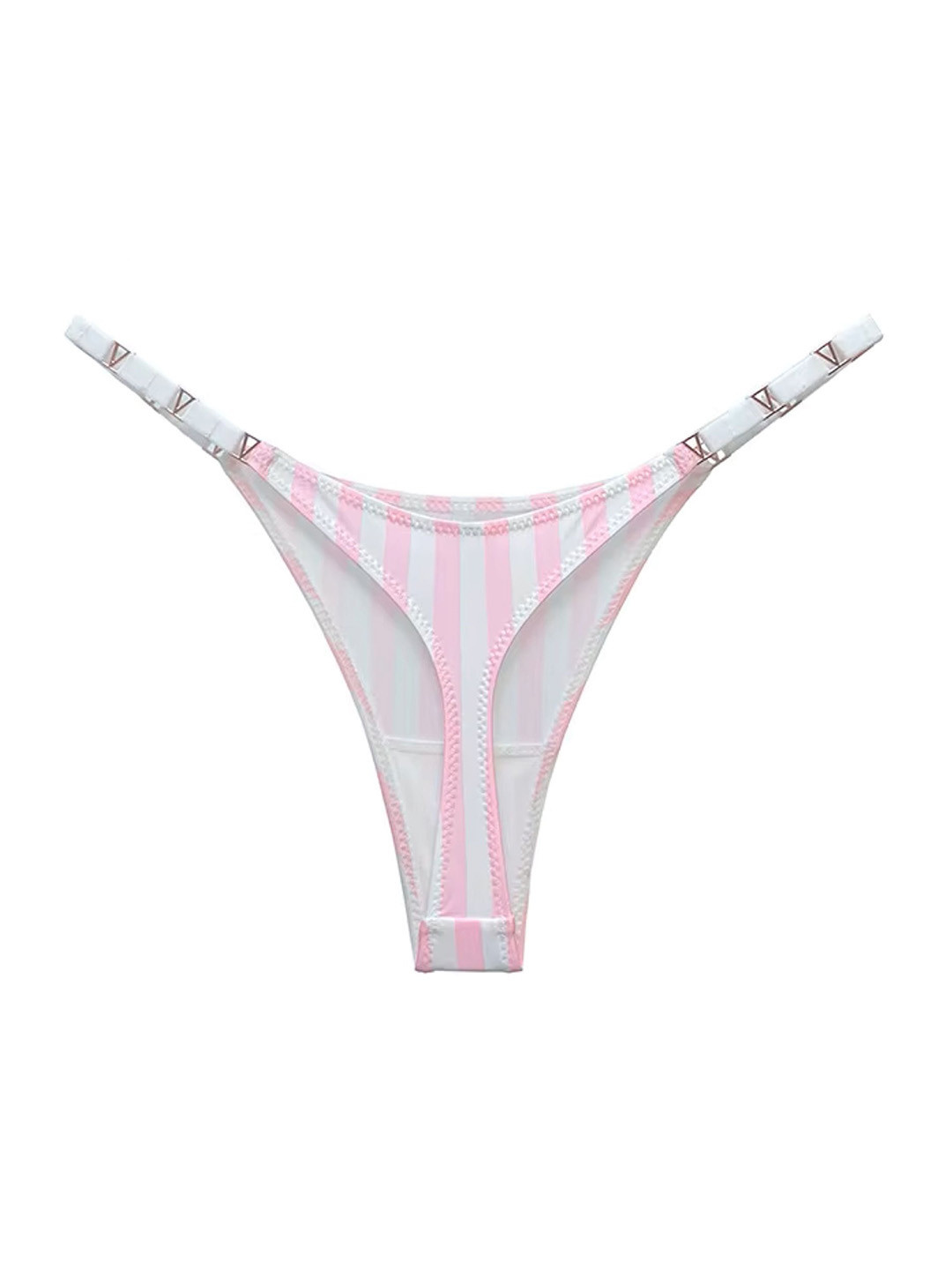 UR HIGHER SELF Low Rise Bikini Briefs PinkVS5 G String Pink Stripe