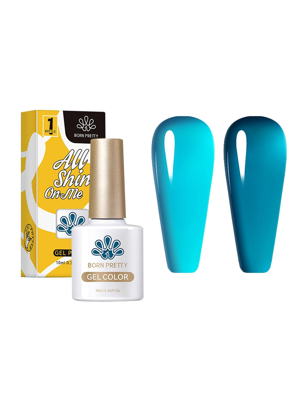 BORN PRETTY All Shine On Me Long Lasting Jelly Gel Nail Polish - 10 ml - JN45