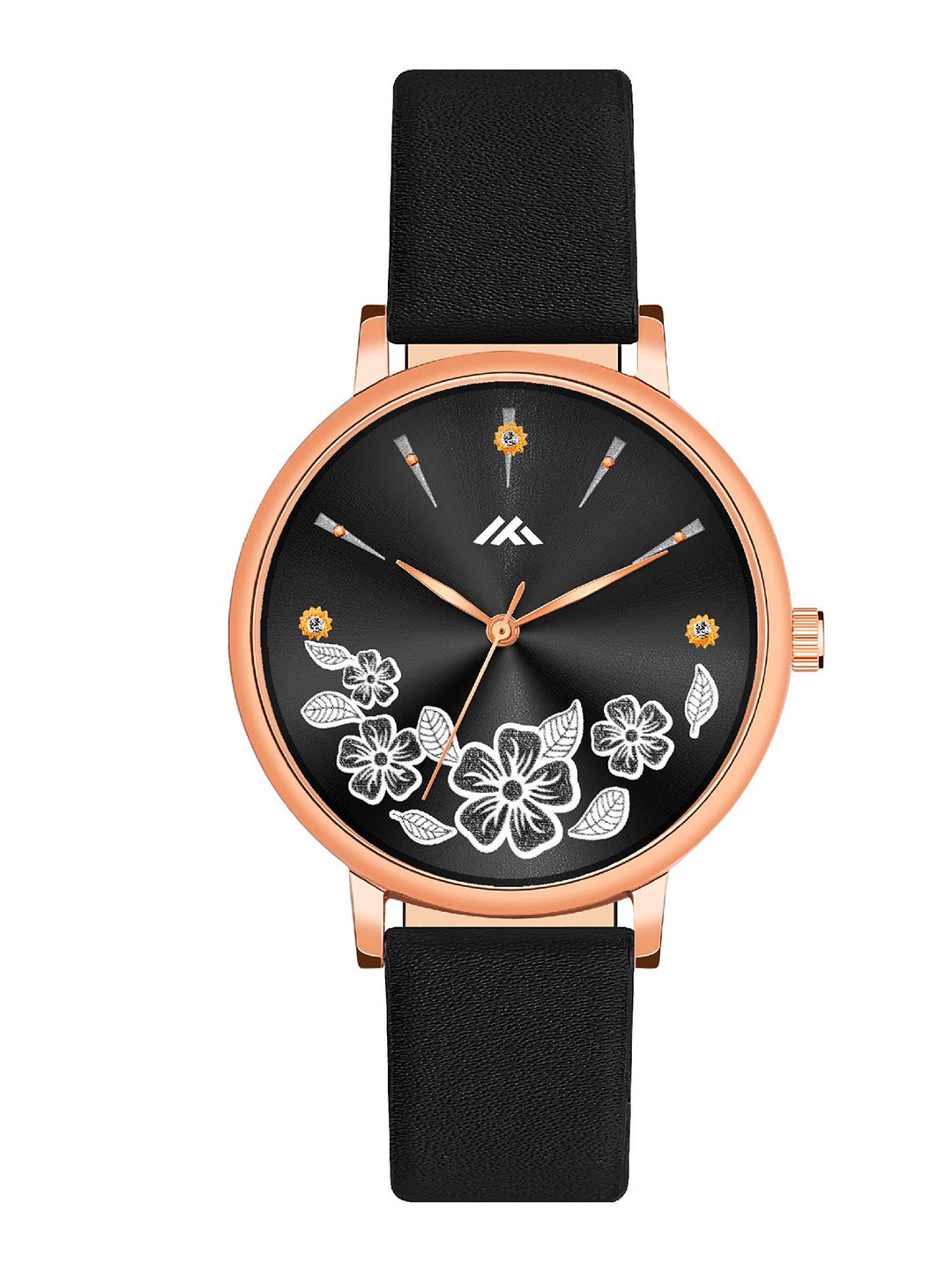 DOUBLERUN Women Dial & Leather Straps Analogue Multi Function Watch H05NMT-516