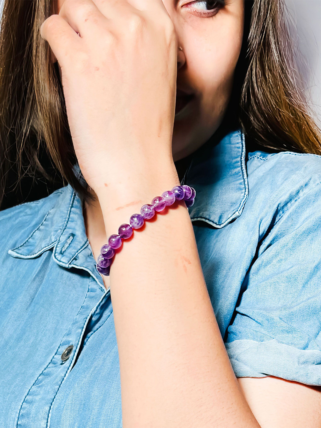 Natural Amethyst Bracelet