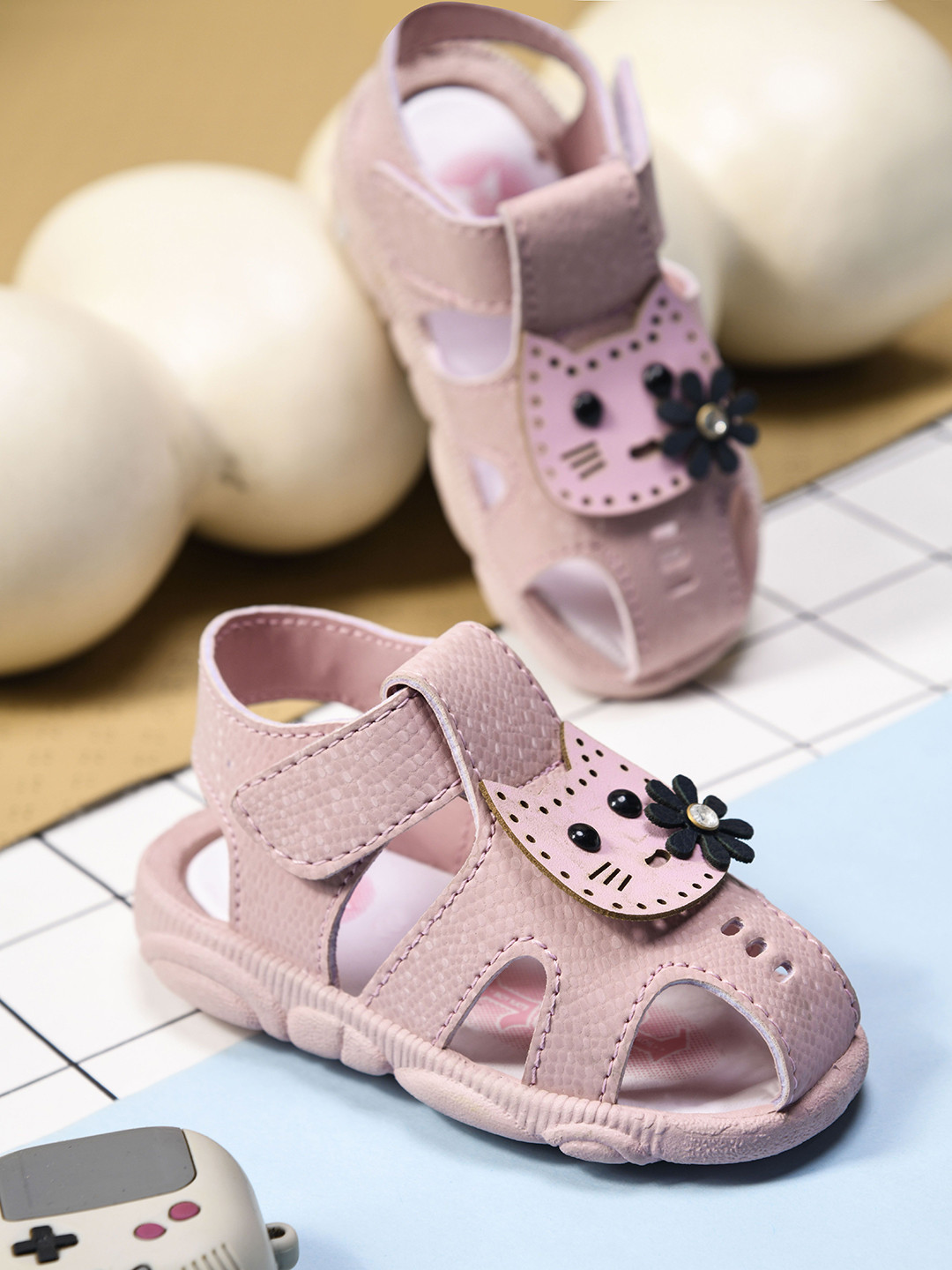 KATS Kids Patterned Musical Velcro Sandals