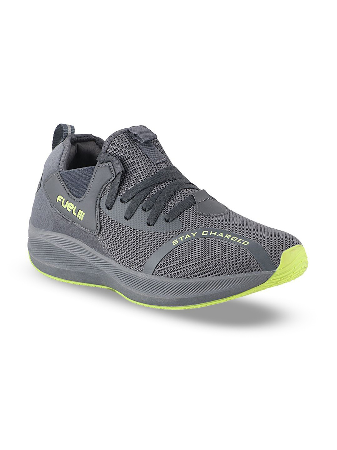 FUEL Wine Men Running Lace-Ups Non-Marking Shoes