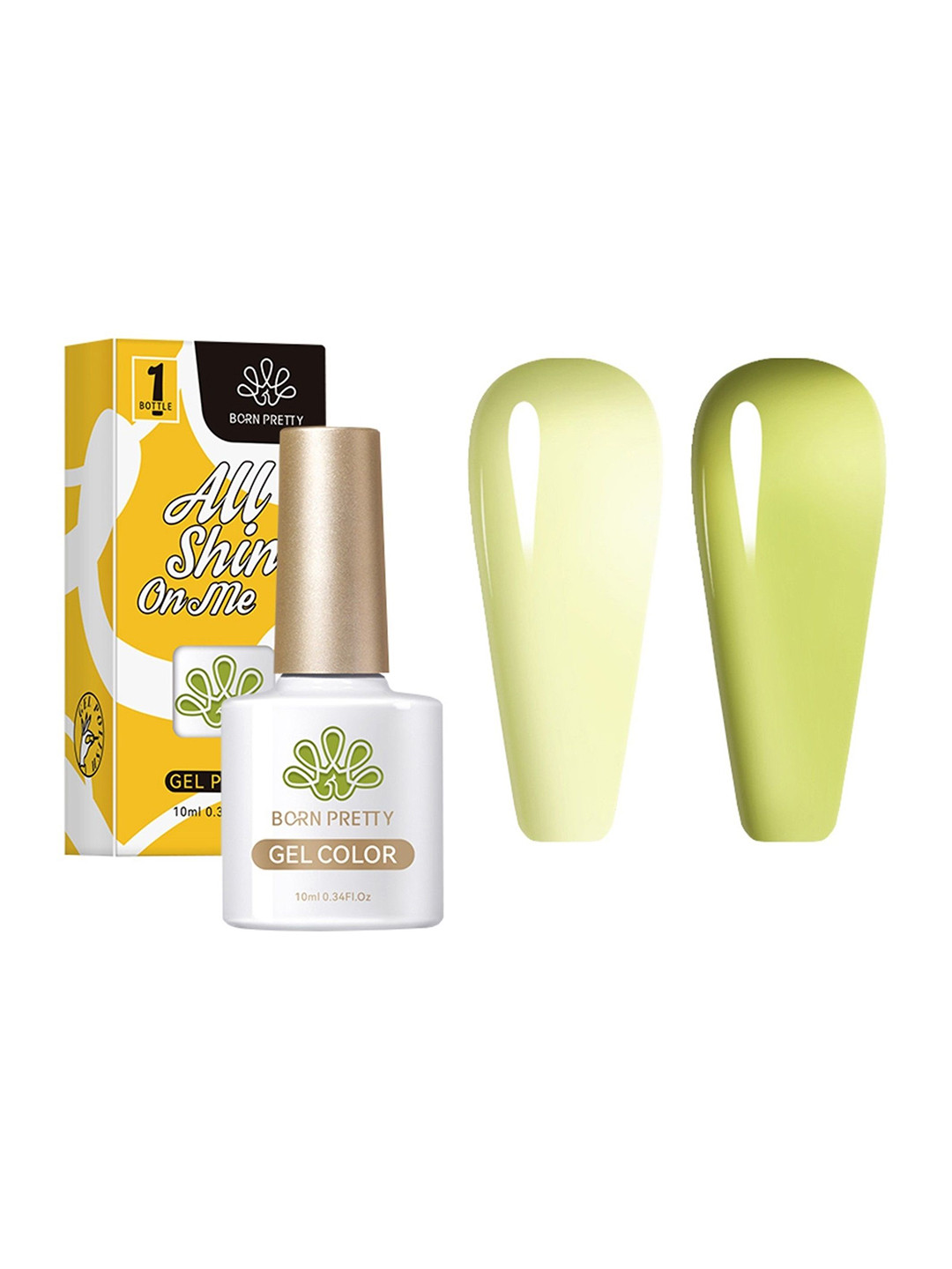 BORN PRETTY Translucent Long Lasting Jelly Gel Nail Polish - 10ml - JN028