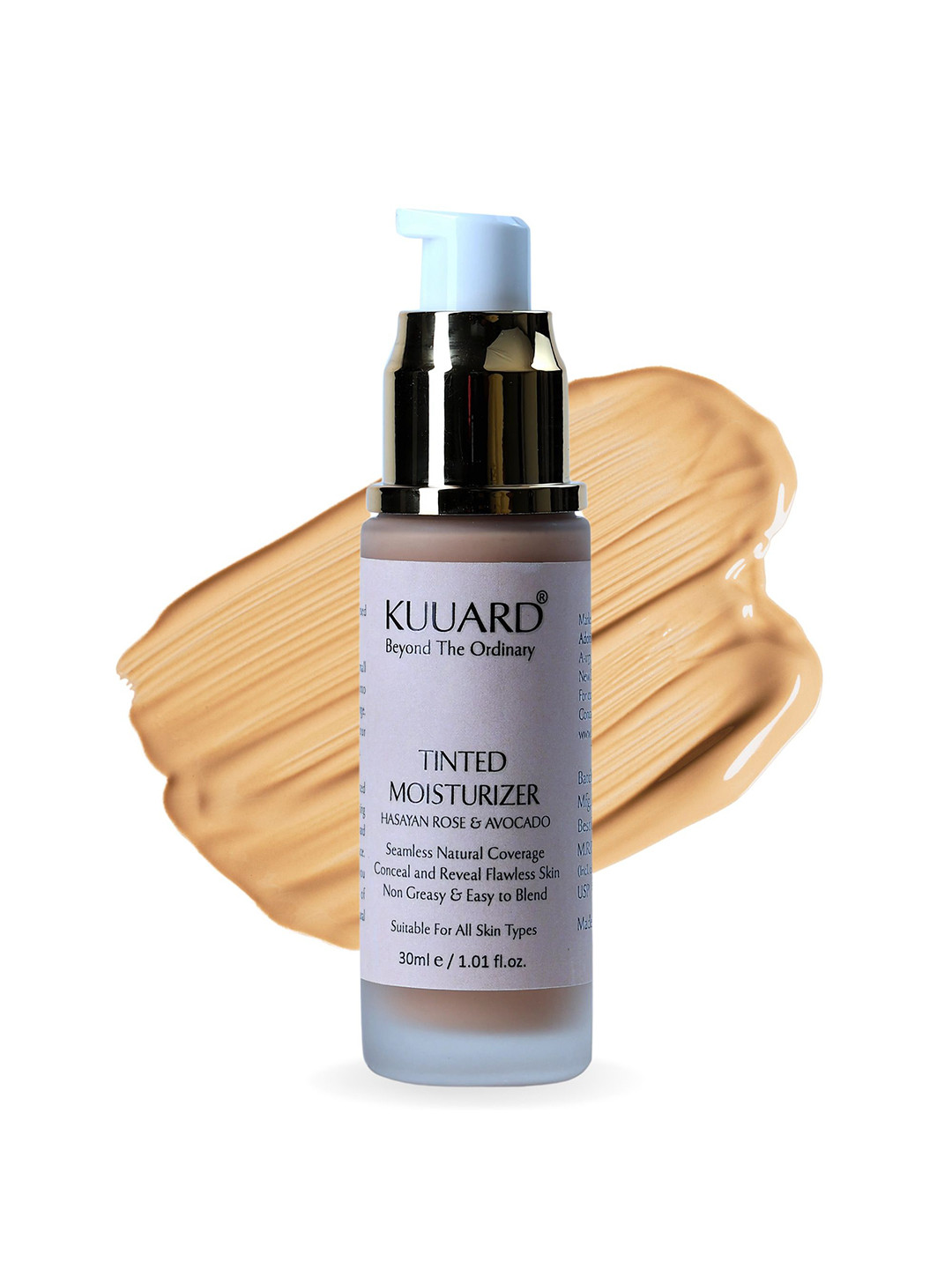 Kuuard - beyond the ordinary Tinted Moisturizer With Hasayan Rose & Avocado - Natural