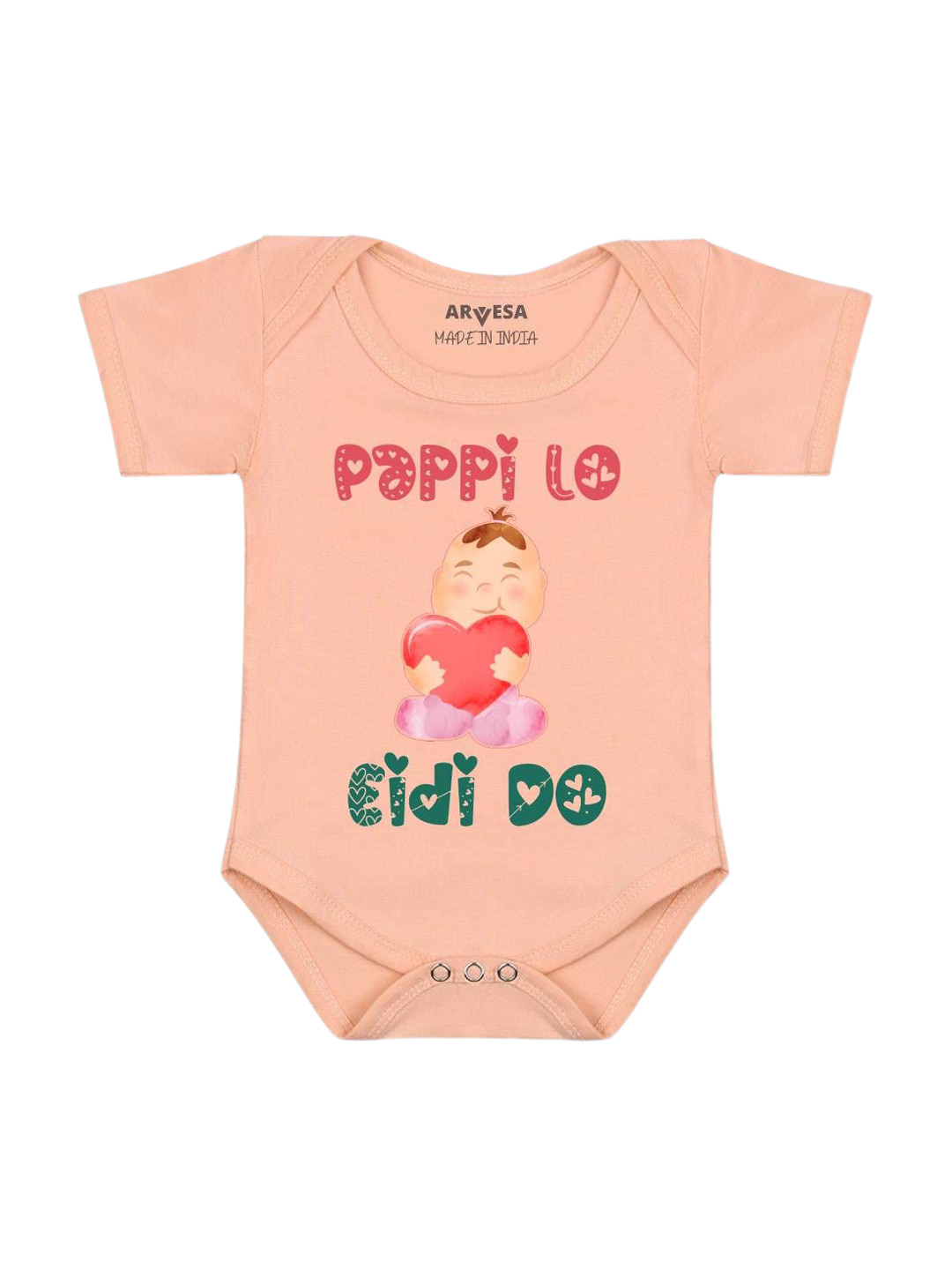 Arvesa Pappi Lo Eidi Do  Printed Romper