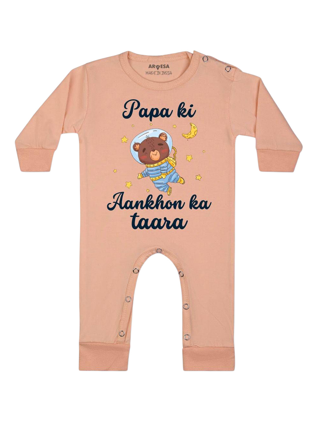 Arvesa Papa Ki Aankho Ka Taara Printed Bodysuit