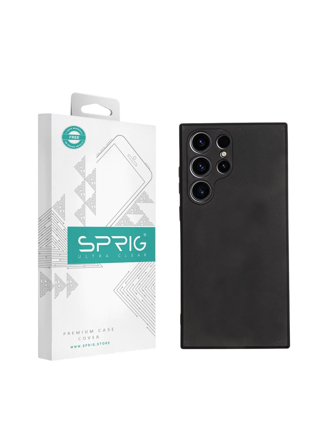 SPRIG Samsung Galaxy S24 Ultra TPU Matte Back Cover