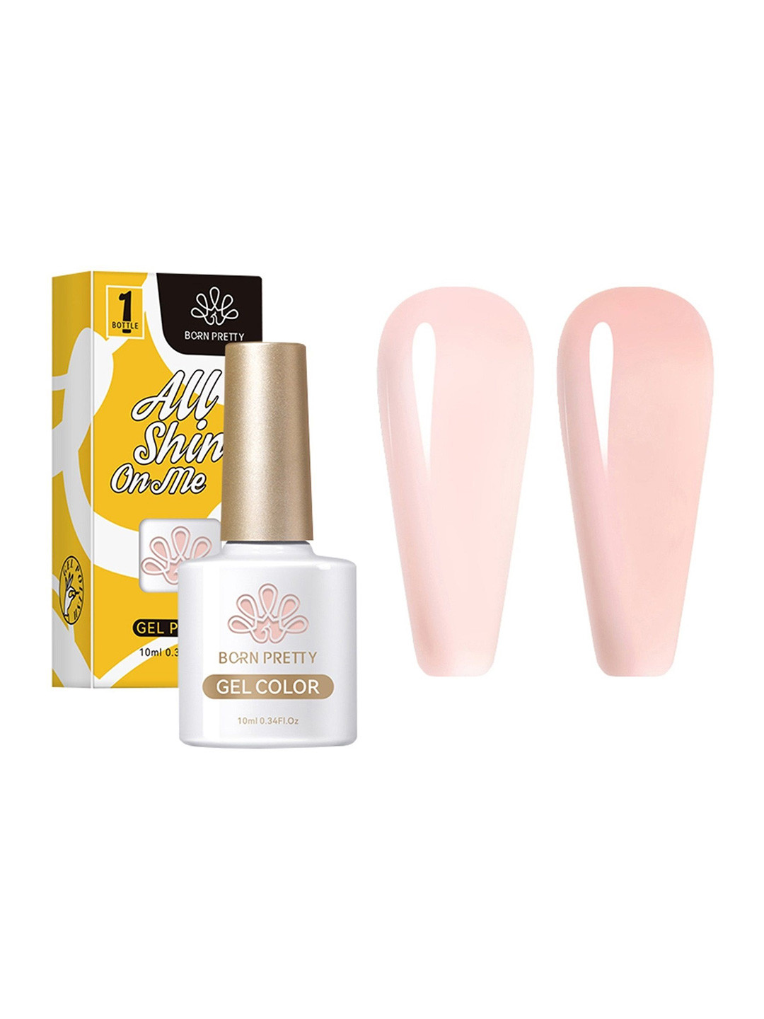 BORN PRETTY Translucent Long Lasting Jelly Gel Nail Polish - 10ml - JN013