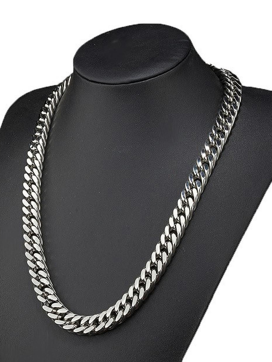 The Roadster Lifestyle Co. Men Silver-Plated Stainless Steel Unique Fashionable Chain