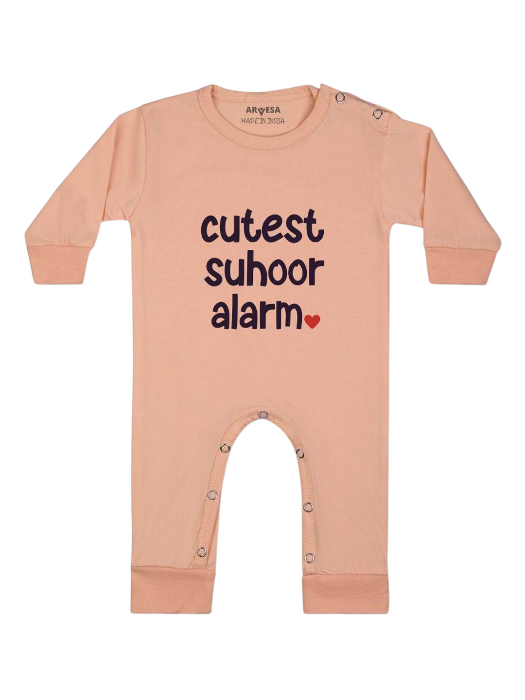 Arvesa Cutest Suhoor Alarm Printed Bodysuit