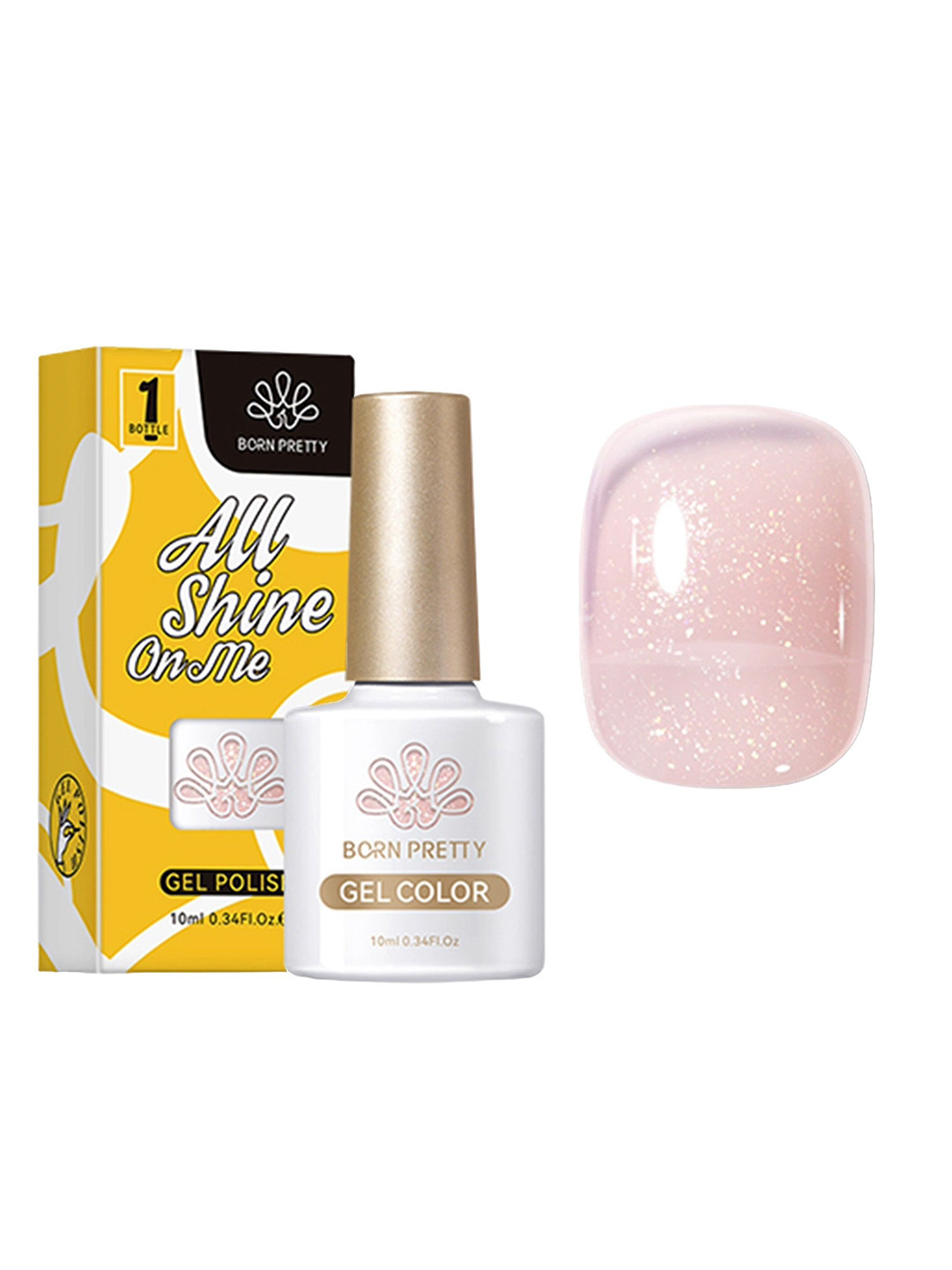 BORN PRETTY Translucent Long Lasting Jelly Gel Nail Polish - 10ml - JN061
