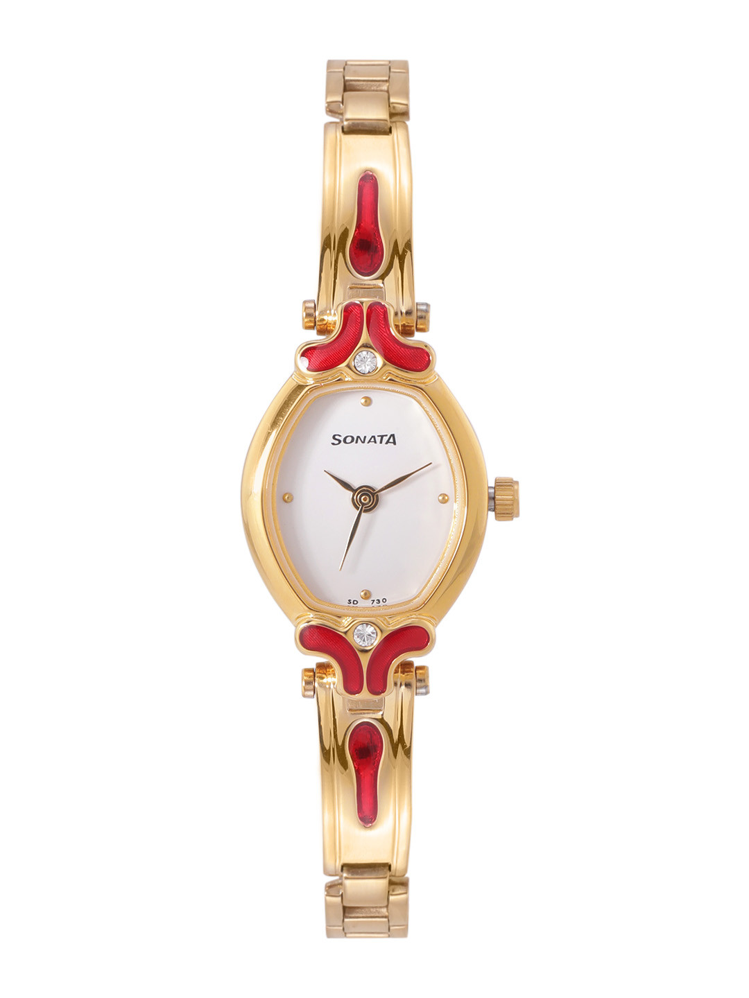 Sonata Bracelet Style Straps Analogue Watch NF8068YM04