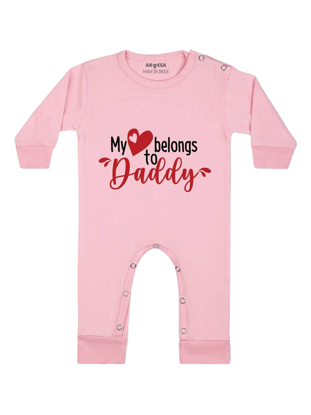 Arvesa My Heart Belong to Daddy Printed Bodysuit
