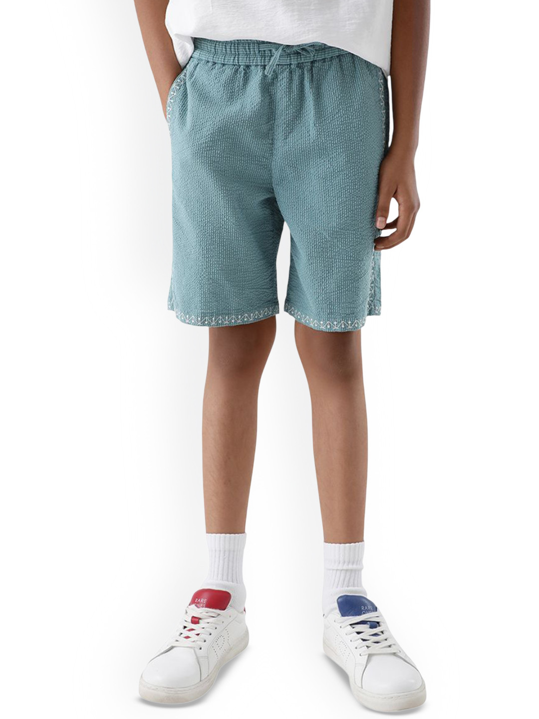 RARE ONES Boys Regular Fit Mid-Rise Chino Shorts