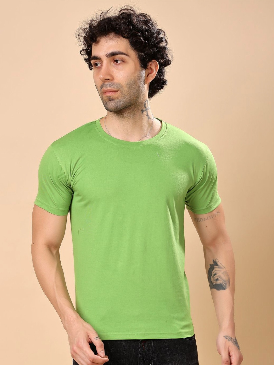 Moda Rapido Self Design Soft Regular Fit T-shirt