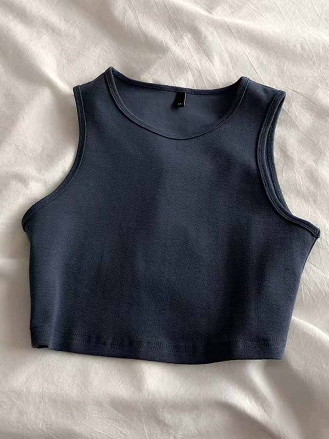 Outzidr Blue Basic Tank Top