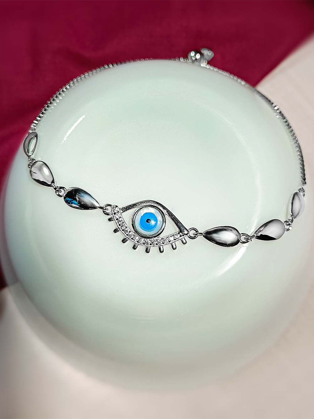 925 Silver Evil Eye Bracelet