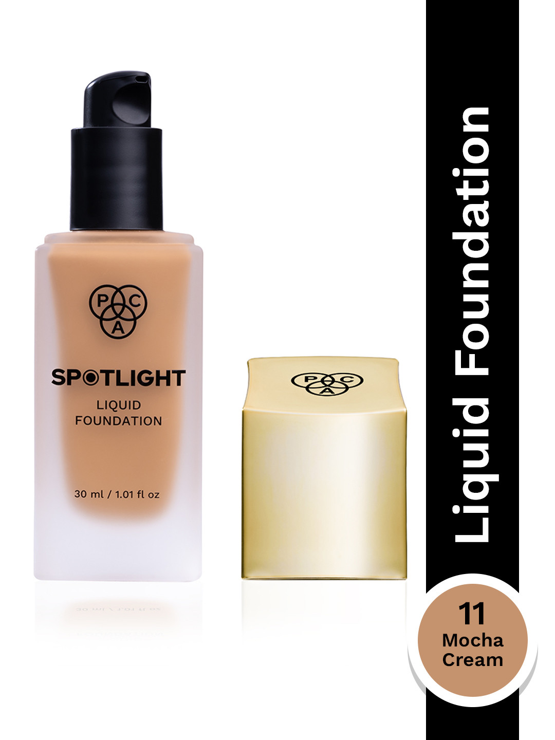 PAC Waterproof & Long-Lasting Spotlight Liquid Foundation 30ml - Mocha Cream 11