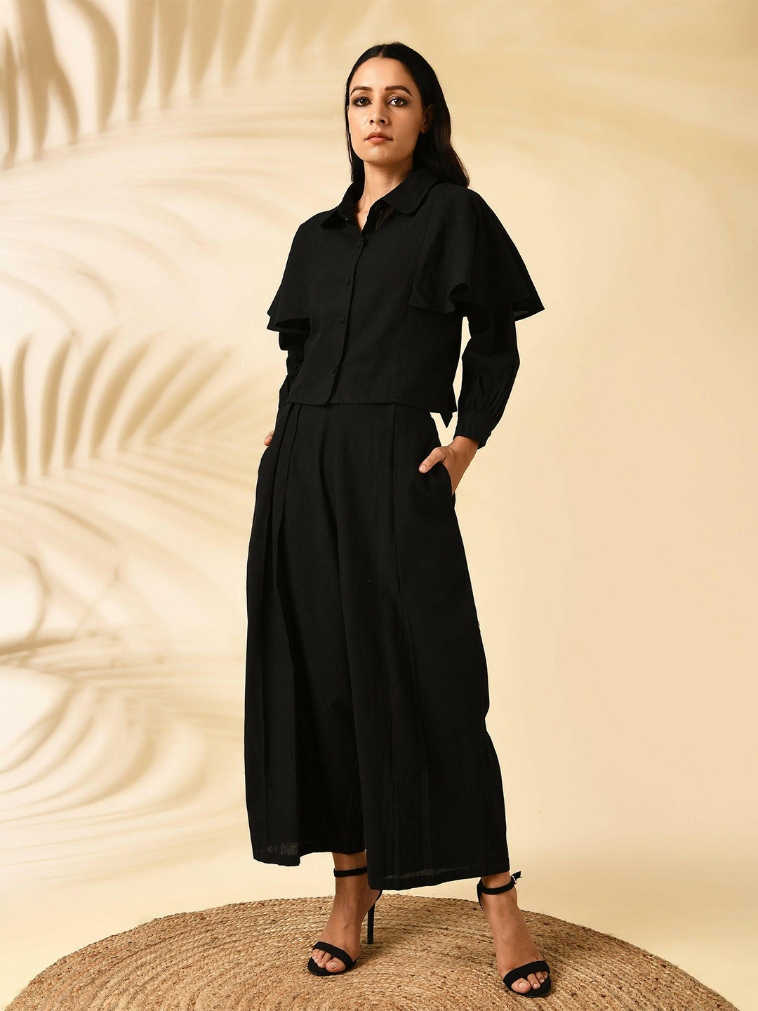 MARKKAH STUDIO Cotton Shirt Style Top