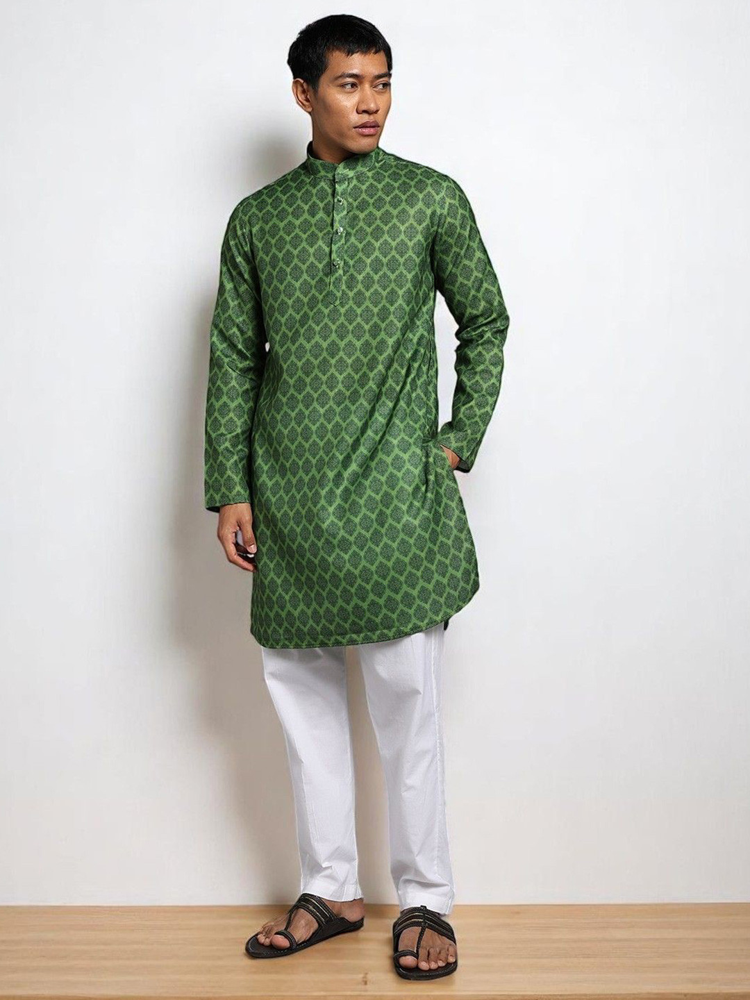 TRYBUY.IN Full Sleeves Kurta For Men