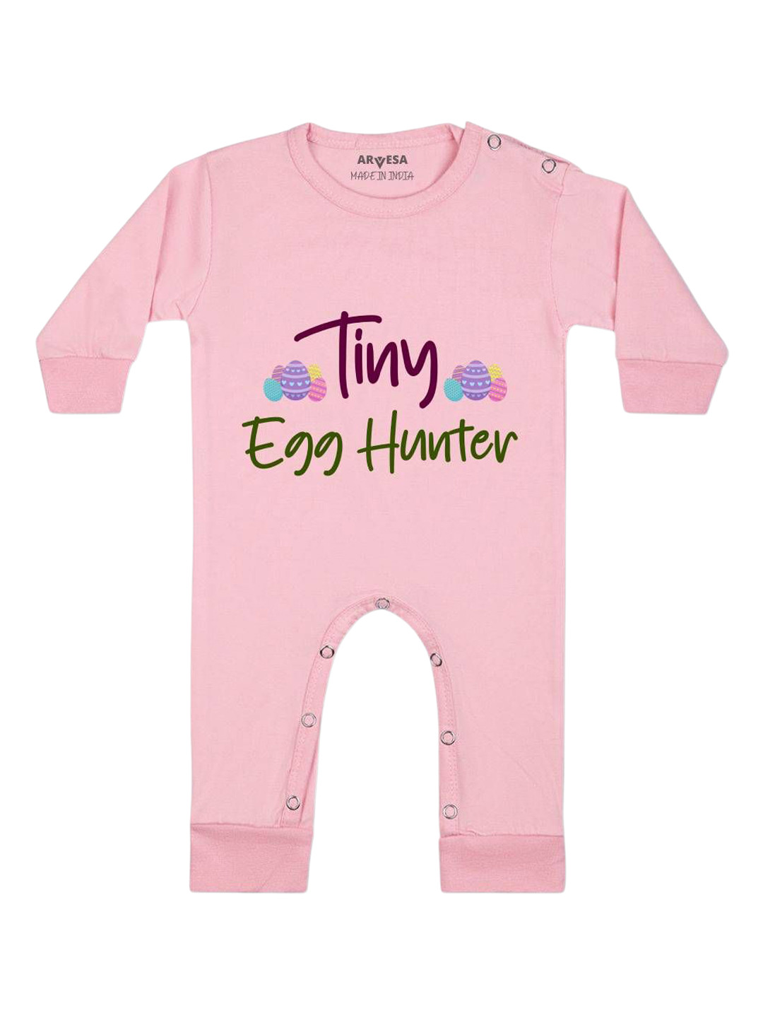 Arvesa Tiny Egg Hunter Printed Bodysuit