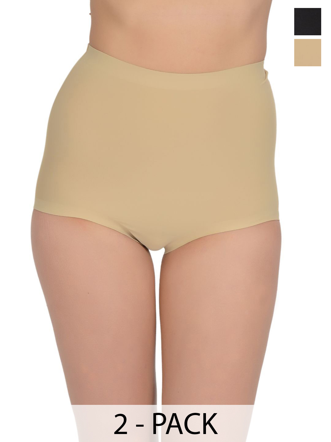 Da Intimo Pack Of 2 Seamless Medium-Control Mid-Rise Tummy Shaper