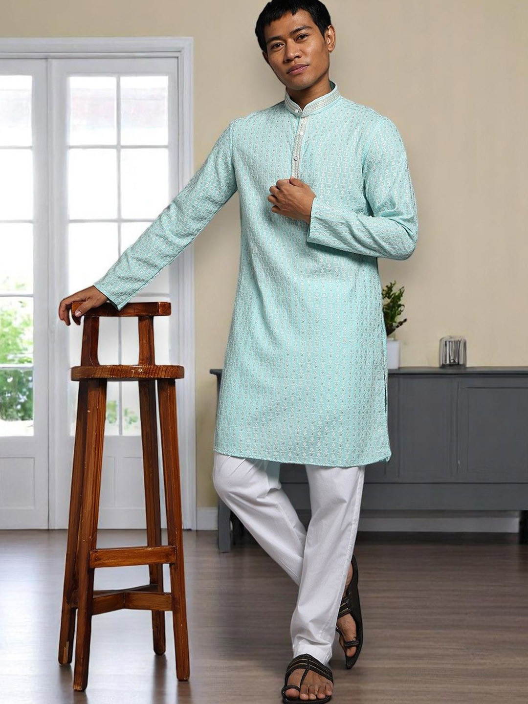 TRYBUY.IN Full Sleeves Kurta For Men
