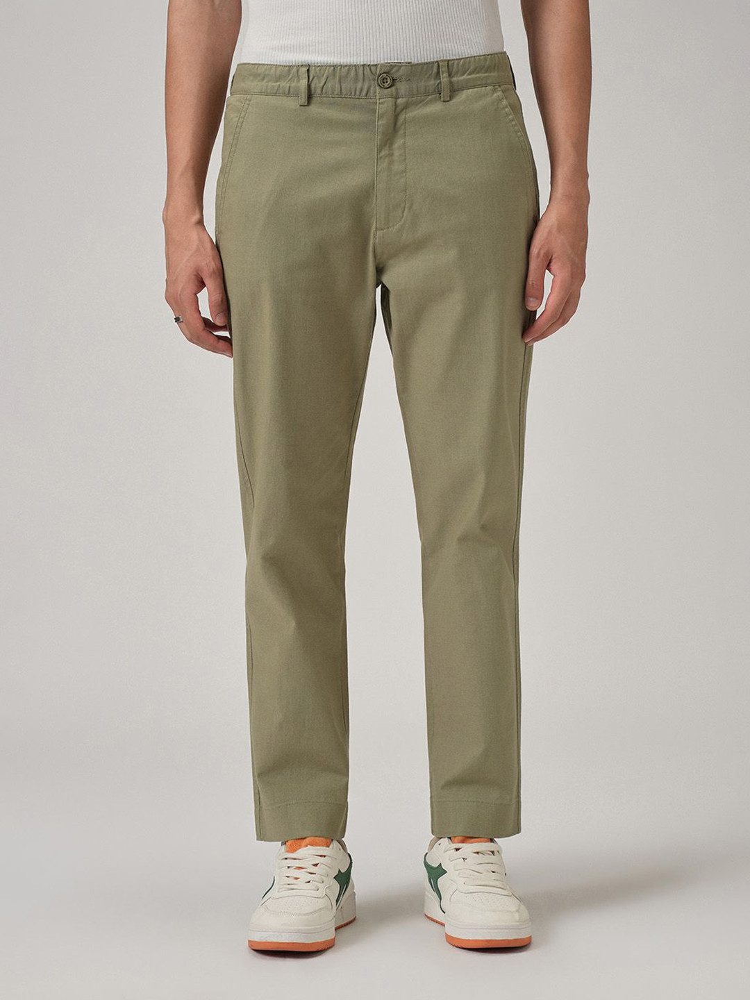 Banana Club Men Original Olive Green Cotton Trouser