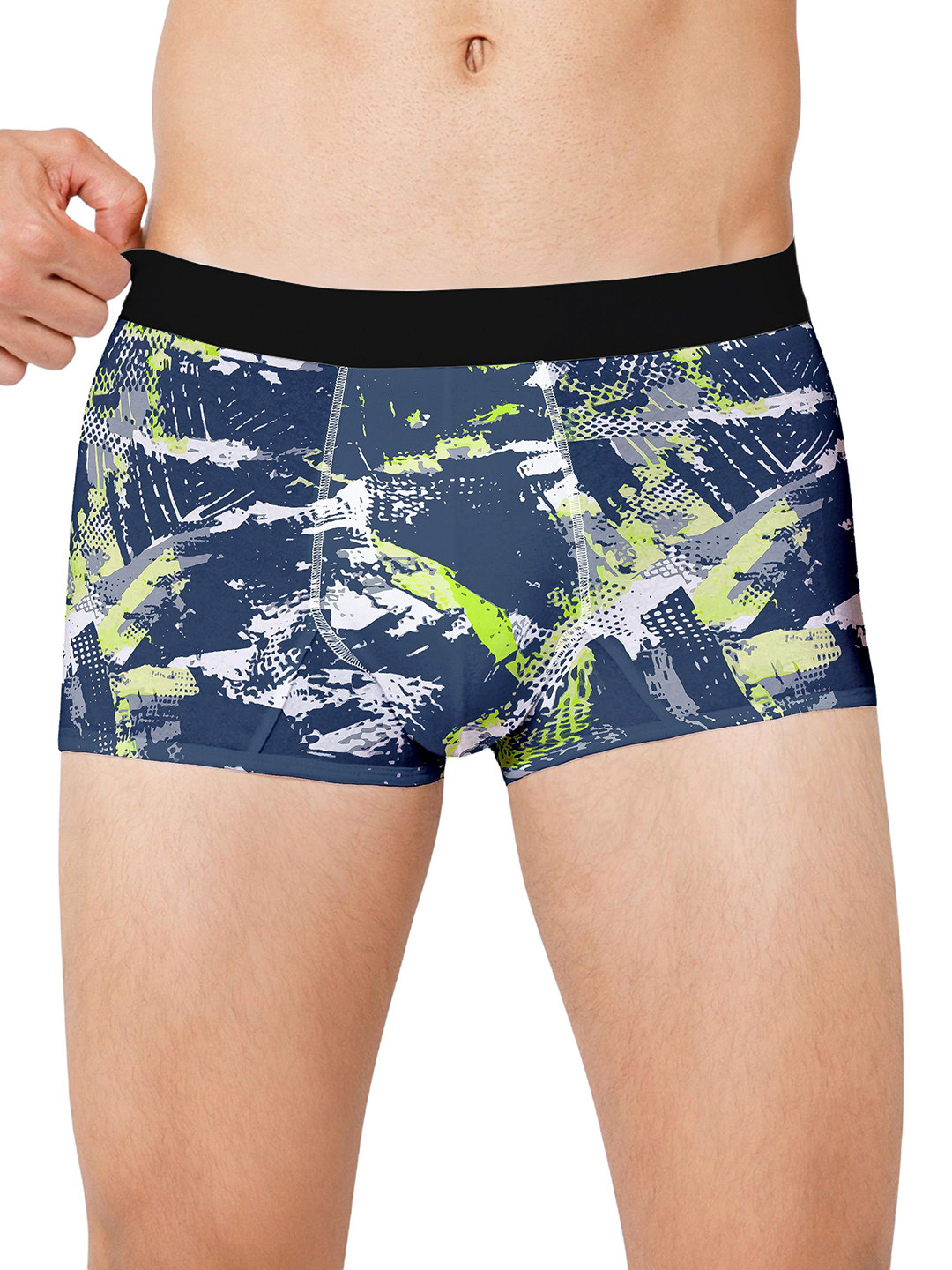 DEKLOOK Printed Outer Elasticated Short Trunks - UW_Badal_Q1_S