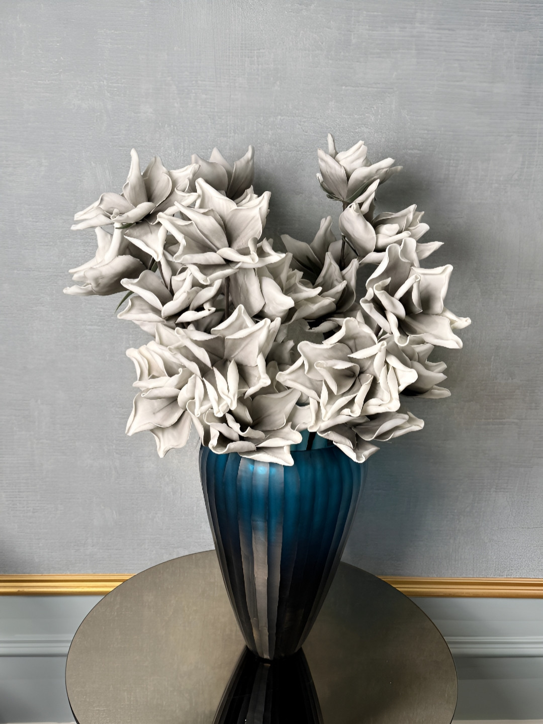 ERBA White Camellia Artificial Flower