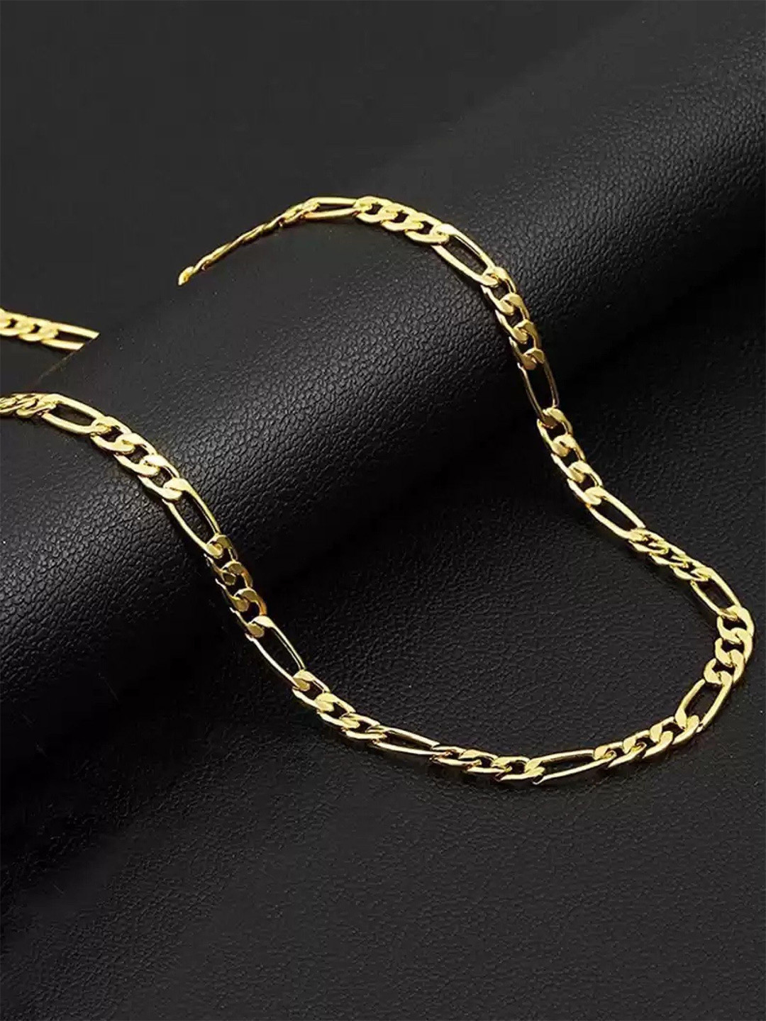 The Roadster Lifestyle Co. Men Gold-Plated Stainless Steel Classic Design Chain