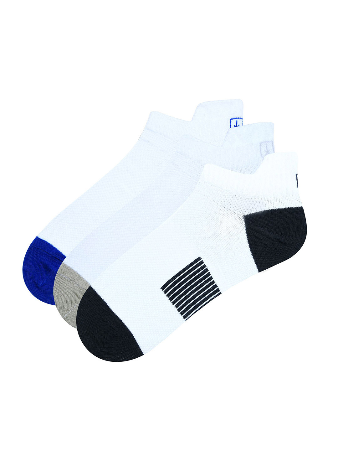 The Roadster Life Style Co Pack Of 3 Striped Length Socks