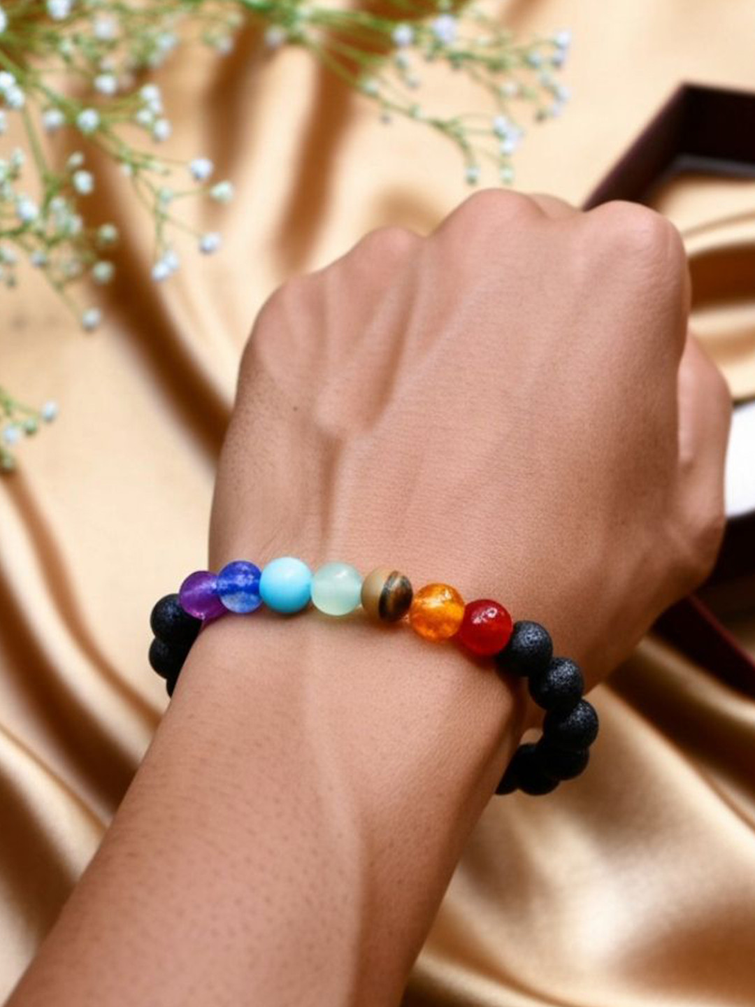 SPLOOSH Men Wraparound Elemental Chakra Bracelet