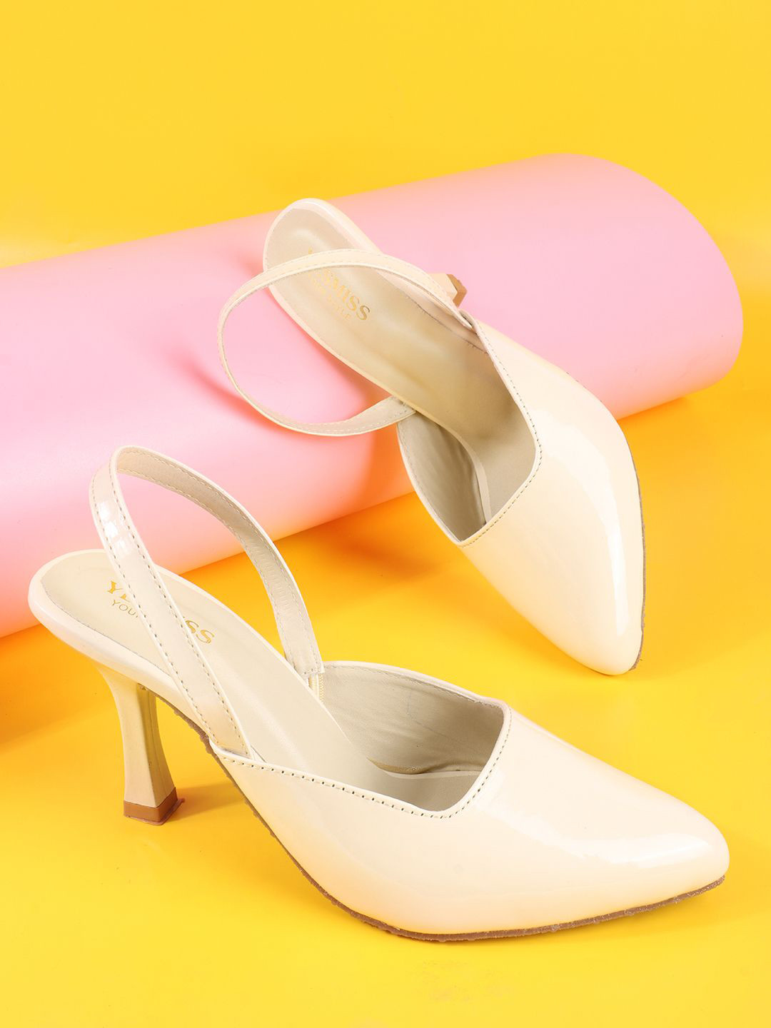 Yesmiss Women Slingback Heels Pumps