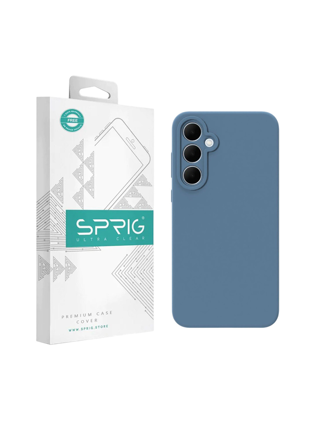 SPRIG Samsung Galaxy M55 Liquid Silicone Back Cover