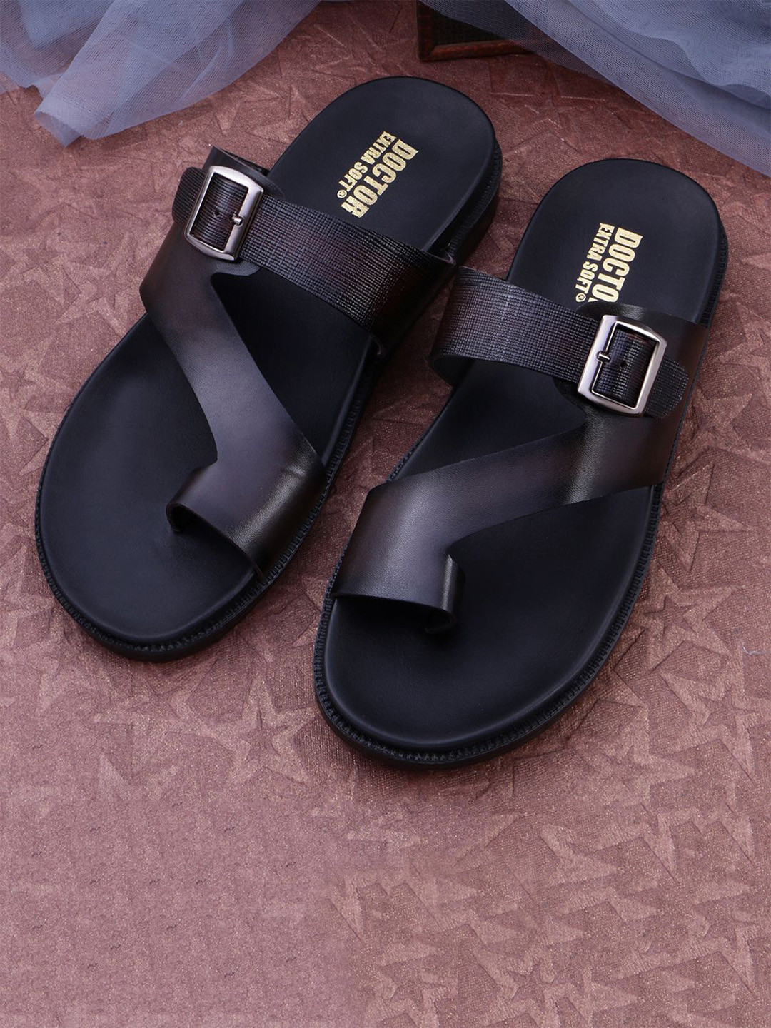 DOCTOR EXTRA SOFT Men Leather Comfort Sandals