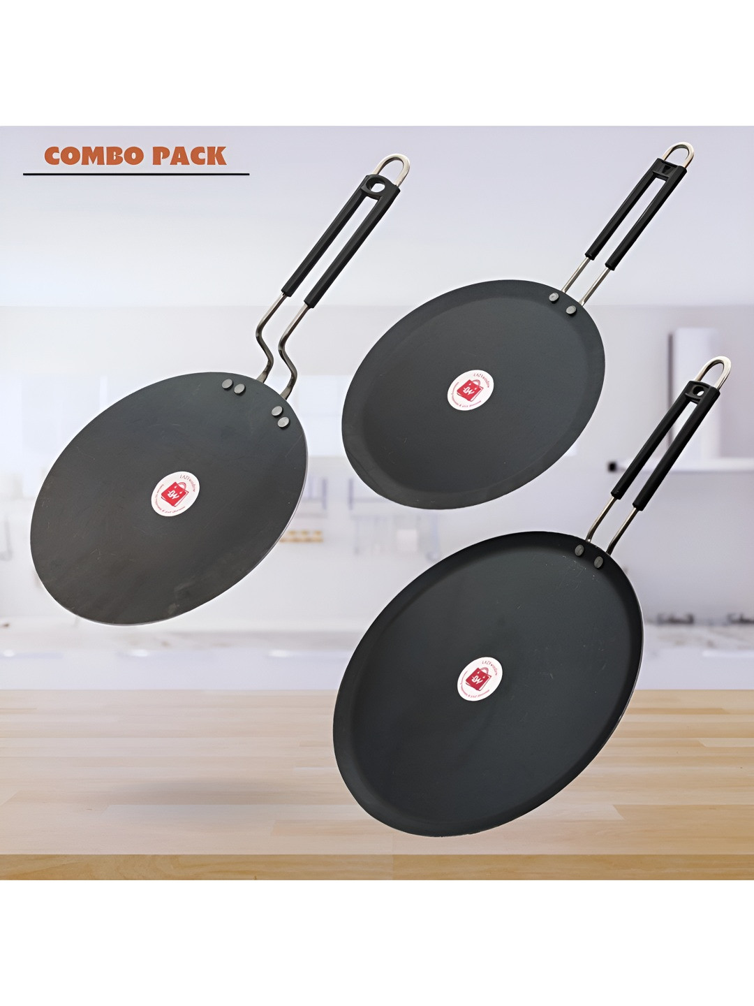 LAZYwindow 3-Pcs Black Tawa